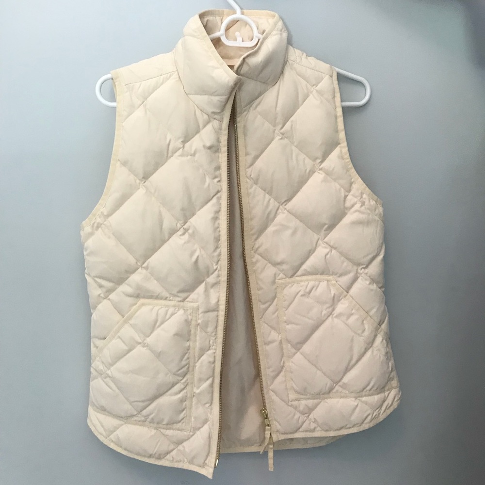 JCrew Cream Vest